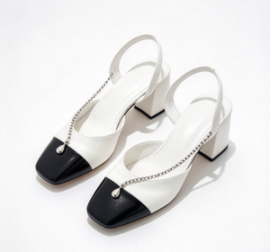 Chaussures à talons hauts en velours pour adolescentes, talon cubain de 6 cm, mini nœud, bout ouvert, chaussures de danse, talons noirs pour femme, talons épais noirs, ajustement parfait - Product Image 5