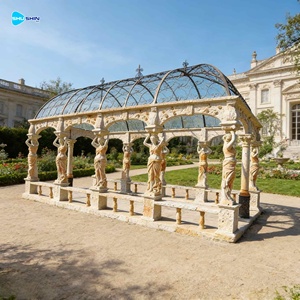 Высококачественная большая женская статуя из мрамора, с дизайном в виде римской колонны, для использования на открытом воздухе. - Product Image 1