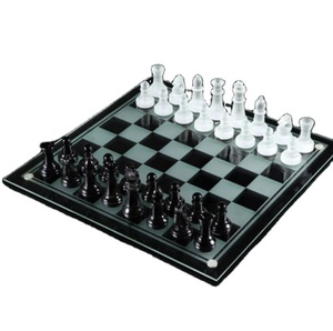 Scacchiera smart glass scacchi <span class=keywords><strong>in</strong></span> bianco e nero - Product Image 1