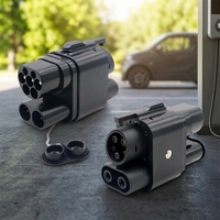 Adaptateur de charge EV CCS2 vers CCS1, convertisseur rapide DC 250 kW pour J1772 US sur stations de charge européennes CCS2