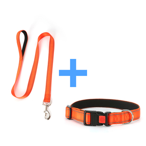 <span class=keywords><strong>Collar</strong></span> reflectante para perros pequeños, medianos y grandes, hebilla de bloqueo de seguridad, nailon ajustable - Product Image 4