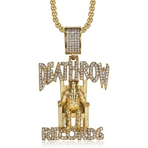 Death Row Records Pendant - Snake Winding Pillar HipHop