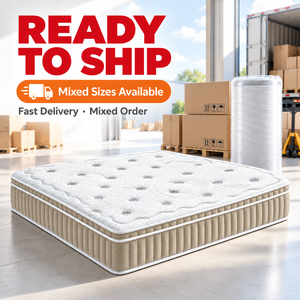 Matelas hybride en mousse haute densité en stock, matelas compressé en boîte, matelas Queen et King Size, Matelas Compressé - Product Image 3