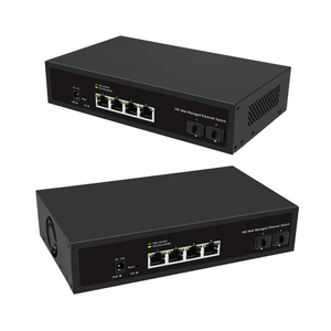 Commutateur Ethernet géré par <span class=keywords><strong>Web</strong></span> intelligent Commutateur 10G SFP RJ45 10Gigabit Hub fibre optique 4 ports <span class=keywords><strong>Lan</strong></span> Ethernet - Product Image 6
