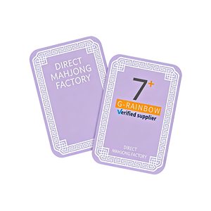 Mélangeur de tuiles de mahjong personnalisé, couleur bleu paon, en plastique, avec <span class=keywords><strong>règles</strong></span> <span class=keywords><strong>et</strong></span> conseils imprimés sur 2 faces - Product Image 3