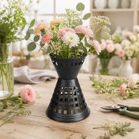 Tube en plastique pour bouquet, support intérieur robuste pour fleuriste, emballage personnalisé