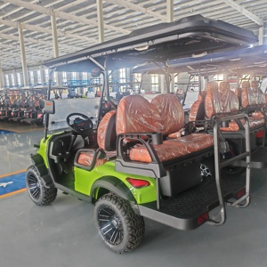 Voiture de golf électrique tout-terrain 4 places à moteur 5KW, alimentée au lithium, autonomie 70-90km, certifiée CE, 60V, pour visites touristiques, complexes hôteliers et clubs - Product Image 3