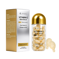 Sérum Visage Éclat Double Vitamine C en Capsules OEM Personnalisé – Perles Monodose Éclaircissantes – Produits de Soin Visage Marque Privée