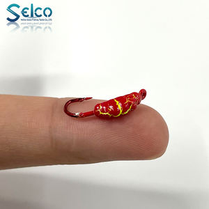 Selco <span class=keywords><strong>pas</strong></span> <span class=keywords><strong>cher</strong></span> prix 1.4G matériel de pêche minuscule eau salée glace vairon gabarit oeil tête ver leurre - Product Image 2