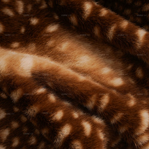 Plaid en fausse fourrure double face de luxe OEM, imprimé animal cerf, lavable, réversible, super doux et moelleux pour canapé, lit, décoration intérieure - Product Image 3