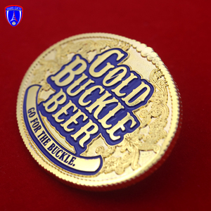 Badge en métal doré pour <span class=keywords><strong>boucle</strong></span> de ceinture, design personnalisé - Product Image 4
