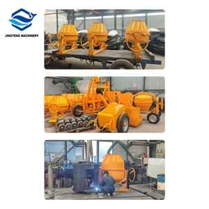 Mezclador de concreto pequeño diésel móvil con motor refrigerado por aire, máquinas mezcladoras de cemento, precio competitivo a la venta - Product Image 2