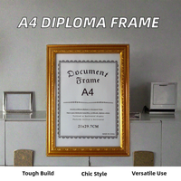 Cadre photo A4 AIBO fait main à impression UV, idéal pour l'affichage des diplômes et certificats de remise des diplômes universitaires – Meilleures ventes
