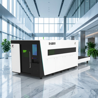 Équipement de découpe laser 3kW 6kW 12kW certifié CE, machine de découpe laser entièrement fermée 3015 4020 6020 6025 avec table d'échange