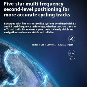 Ordinateur de vélo intelligent numérique GPS <span class=keywords><strong>COOSPO</strong></span> CS300 avec capteur sans fil pour vélo de route - Product Image 4
