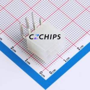 9357WR-2X3P Wire-to-Board Pin Header Bent Lead Through Hole,P=4.2mm Connector 2x3P 4.2mm Right Angle Insert Mini-Fit (MX 4.2) - Product Image 1