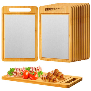 Tabla de cortar de doble cara multifuncional Diseño de <span class=keywords><strong>acueducto</strong></span> de acero inoxidable de madera para uso en utensilios de cocina - Product Image 3