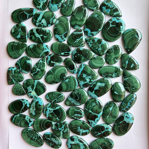Piedras Preciosas de Crisocola Natural al por Mayor, Cabujones Chatoyantes de Malaquita, Gemas Sueltas Semipreciosas de un Proveedor Confiable - Product Image 4