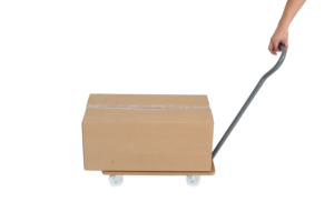 Chariot à main à plateforme en bois de qualité supérieure de 200 kg, personnalisé en usine, avec 4 roues universelles pour entrepôt - Product Image 5