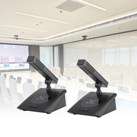 Sistema di Conferenza Digitale Wireless, Microfono Wireless Multicanale Professionale di Alta Qualità