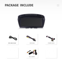 Écran tactile multimédia pour voiture, radio GPS pour BMW E60 E61 E63 E64 E90 E91 E92 CCC CIC, CarPlay sans fil, Android Auto, système Linux