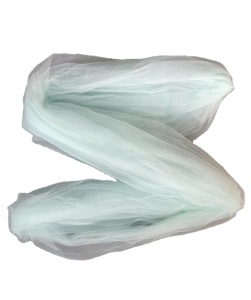 Chất lượng cao nylon lưới ren pha lê siêu mềm vải hoa bó hoa cưới trang trí đám cưới Mũ sắt lưới chống muỗi - Product Image 6