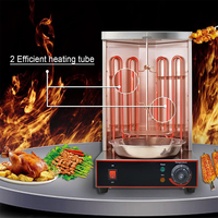 Gril à Shawarma Électrique EB25 – Machine à Shawarma Électrique Verticale, Gril à Kebab, Four à Rôtissoire Gyro pour Viande
