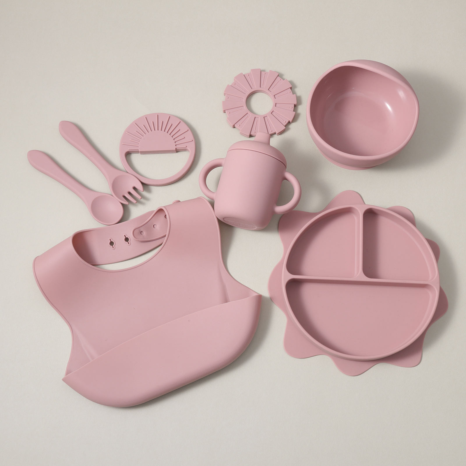 sun plate set | pale mauve