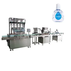 Automatic Desktop Vial Cosmetic Small Eye Drop Bottle Liquid Filling Capping And Labeling Machine Fill Production Line