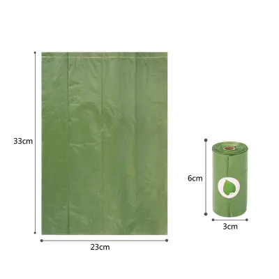 Eco Friendly Biodegradable Pet Supplies Dog Poop Cleaning Plastic Roll Dog Poop Bag Waste Bags