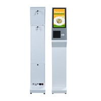TouchWo Kios Layar Sentuh All-in-One SDK Android/Windows OS Bersertifikasi CE Printer Thermal Pemindai Barcode Pembaca Sidik Jari untuk