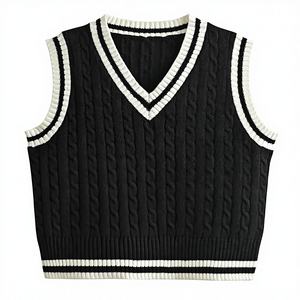 Suéter de Lana Casual de Invierno 2025, Tendencia de Moda Europea, Cuello Redondo, Corte Ajustado, Tejido Plano de Alta Calidad, Anti-Pilling, para Mujer - Product Image 1