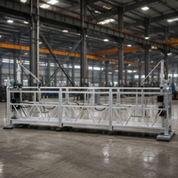 Plateforme de travail suspendue en aluminium pour bâtiments de grande hauteur