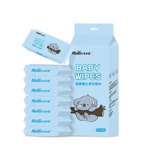 Lingettes humides écologiques pour bébé, mini format voyage, 64 lingettes/paquet, matière polyester, <span class=keywords><strong>prix</strong></span> imbattable, échantillon gratuit en gros - Product Image 3