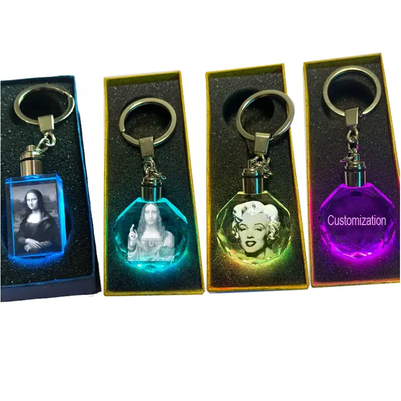 Creative New Jesus Christ Mona Lisa keyrings Shot Sage Blue Marilyn keyholder Leonardo da Vinci artwork photoe keychain