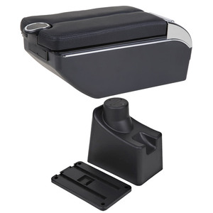 Vtear Bracciolo in ABS con USB e Portabicchieri per Renault <span class=keywords><strong>Sandero</strong></span> 2016-2018, Accessorio per Interni Auto Anteriore - Product Image 1