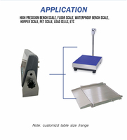 Báscula Electrónica con Pantalla LED LP7517, Plataforma de Plástico ABS, Interfaz RS232, Precisión OIML III, Función de Pesaje de Animales