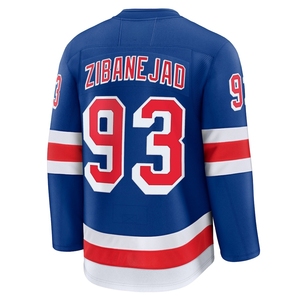 Groothandel Borduurwerk New York Rangers Amerikaans IJshockey Jersey # 93 Mika Zibanejad # 31 Igor Shesterkin # 8 Miller Hockey Uniform - Product Image 2