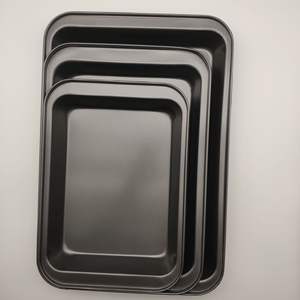 Sartén para hornear de acero al carbono, bandeja Rectangular antiadherente para pasteles, bandeja para parrilla, horno cuadrado, bandeja para hornear, Kit de cocina para hornear DIY - Product Image 3