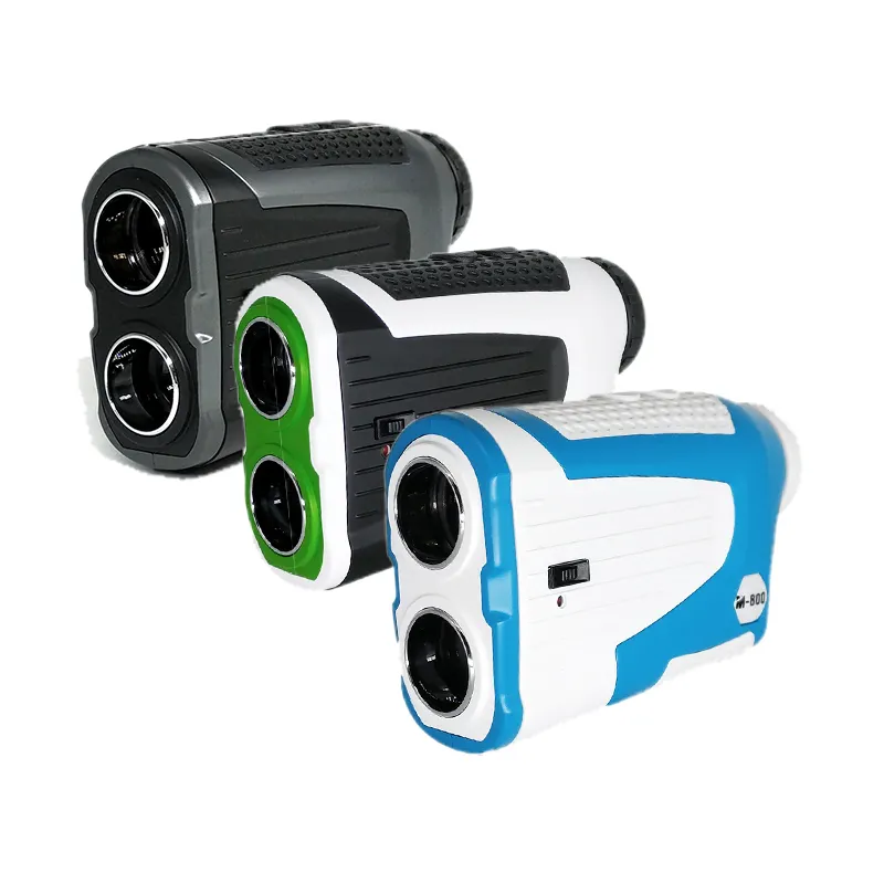 Laser Range Finder Golfing 6X Rechargeable Golf/Hunting Rangefinder 800 m with Slope Switch Flag Pole Locking Vibration