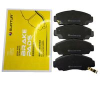 Nuevas Pastillas de Freno Traseras de Cerámica Premium Duraderas KWS-54 SUM para Sistema de Frenos Yema Bojun Dundee, Ancho de 106 mm