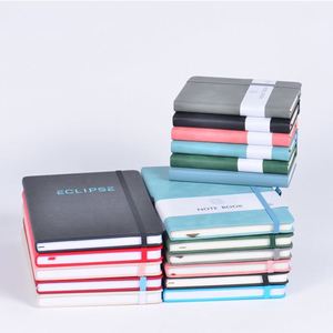 Carnet de notes portable en PU avec sangle élastique pour bureau et études – Approvisionnement direct - Product Image 4