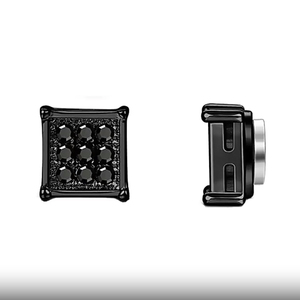 <span class=keywords><strong>Orecchini</strong></span> a Perno Magnetici Impermeabili in Acciaio Inossidabile con Zircone Quadrato da 6mm, Non Forati, per Uomini e Ragazzi, Gioielli Magnetici - Product Image 4