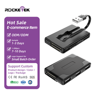 Lector de tarjetas USB 2,0 8 en 1, lector de tarjetas inteligentes TF SD SIM SM/M2, adecuado para Windows/Mac/Linux/teclado/ratón/unidad flash USB