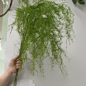 Nuova Erba Artificiale Verde Simulata, Muschio Morbido, Erba Asparaginosa per Decorazioni Matrimoniali, Pianta Artificiale all'Ingrosso - Product Image 2