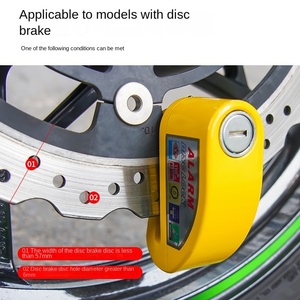 Toptan Dayanıklı Çelik Elektrikli <span class=keywords><strong>Alarm</strong></span> Yüksek Güvenlikli Hırsızlık Önleyici Koruma Bisiklet Disk Fren Kilidi-Bisiklet Aksesuarları - Product Image 5