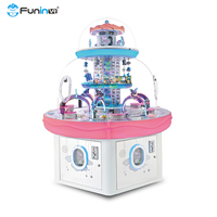 BARLOQUE CASTLE Jeu de Bingo Anglais pour 2 Joueurs, Machine de Jeu à Monnayeur pour Aire de Jeux Enfants, Jeu d'Arcade Intérieur en Acier