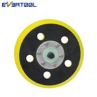 EVERTOOL Plaques de support DA standard industrielles de 5 pouces, patins de ponçage excentriques à double action avec fixation auto-agrippante pour ponceuse à paume