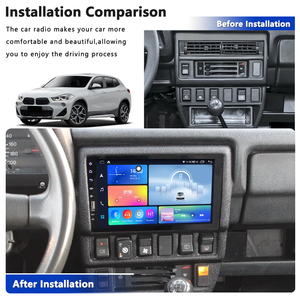 Meihua 9 pollici di alta qualità per auto Android DVD accessori interni per LADA <span class=keywords><strong>NIWA</strong></span> 1993-2018 telaio Stereo per auto - Product Image 6