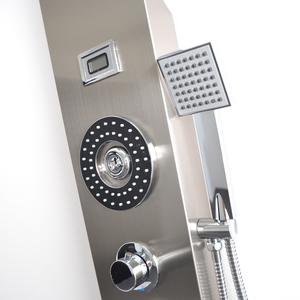 Nuevo diseño de esquina rectángulo de baño de acero inoxidable, superficie sólida Panel de <span class=keywords><strong>ducha</strong></span> <span class=keywords><strong>grifo</strong></span> - Product Image 2